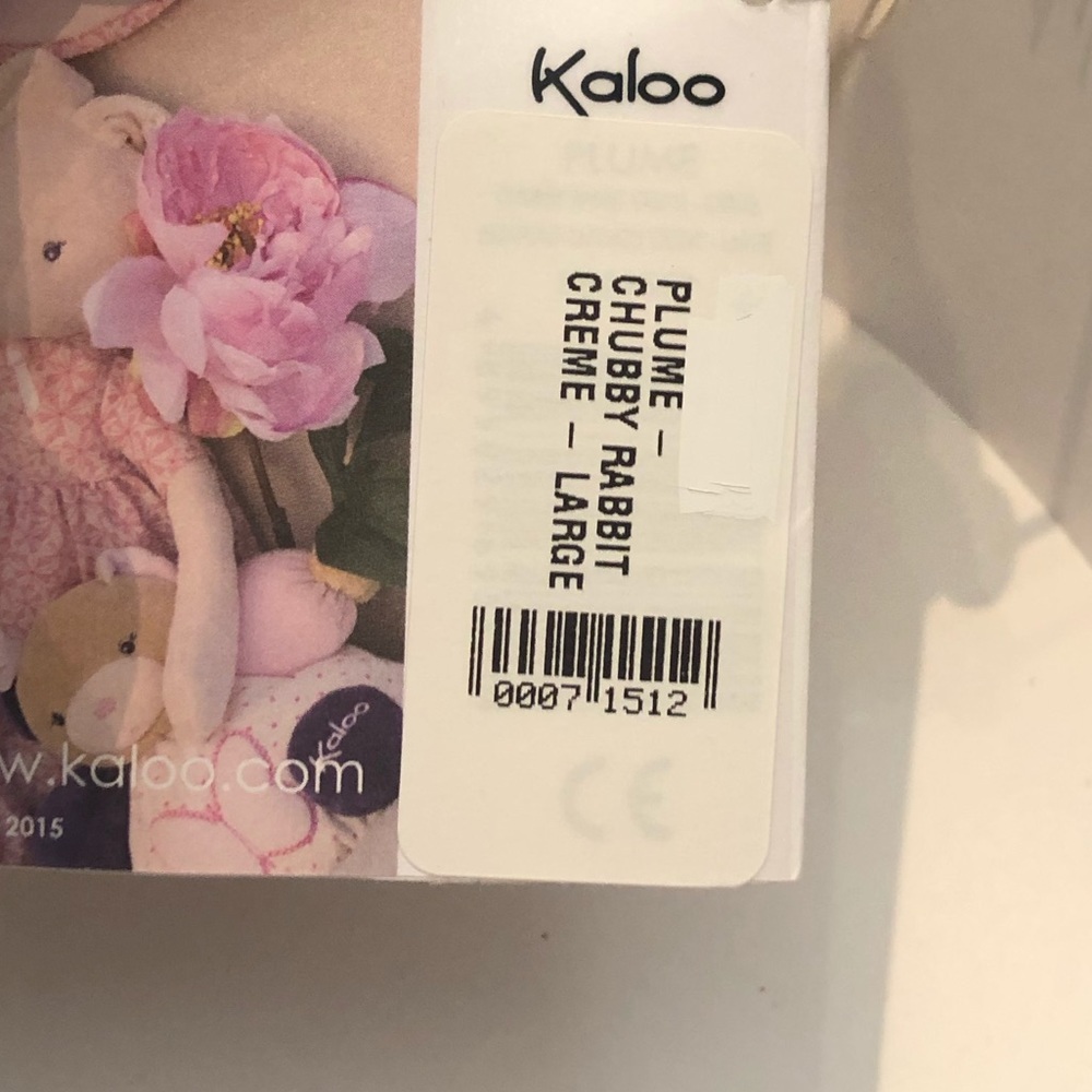 Kaloo Rabbit NWT - Picture 3 of 4